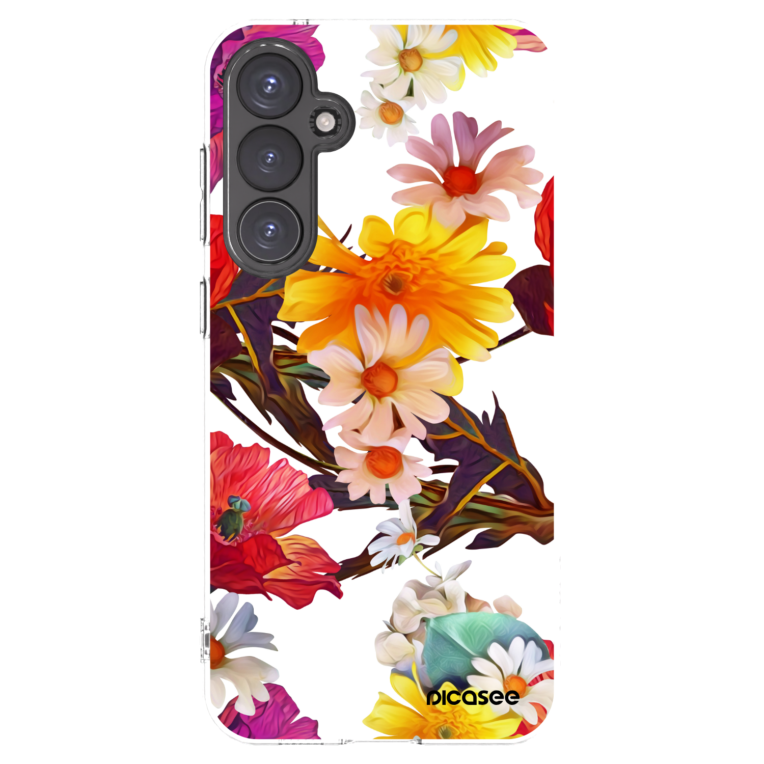 Picasee Samsung Galaxy S23 FE S711B Hülle - Transparentes Silikon - Meadow