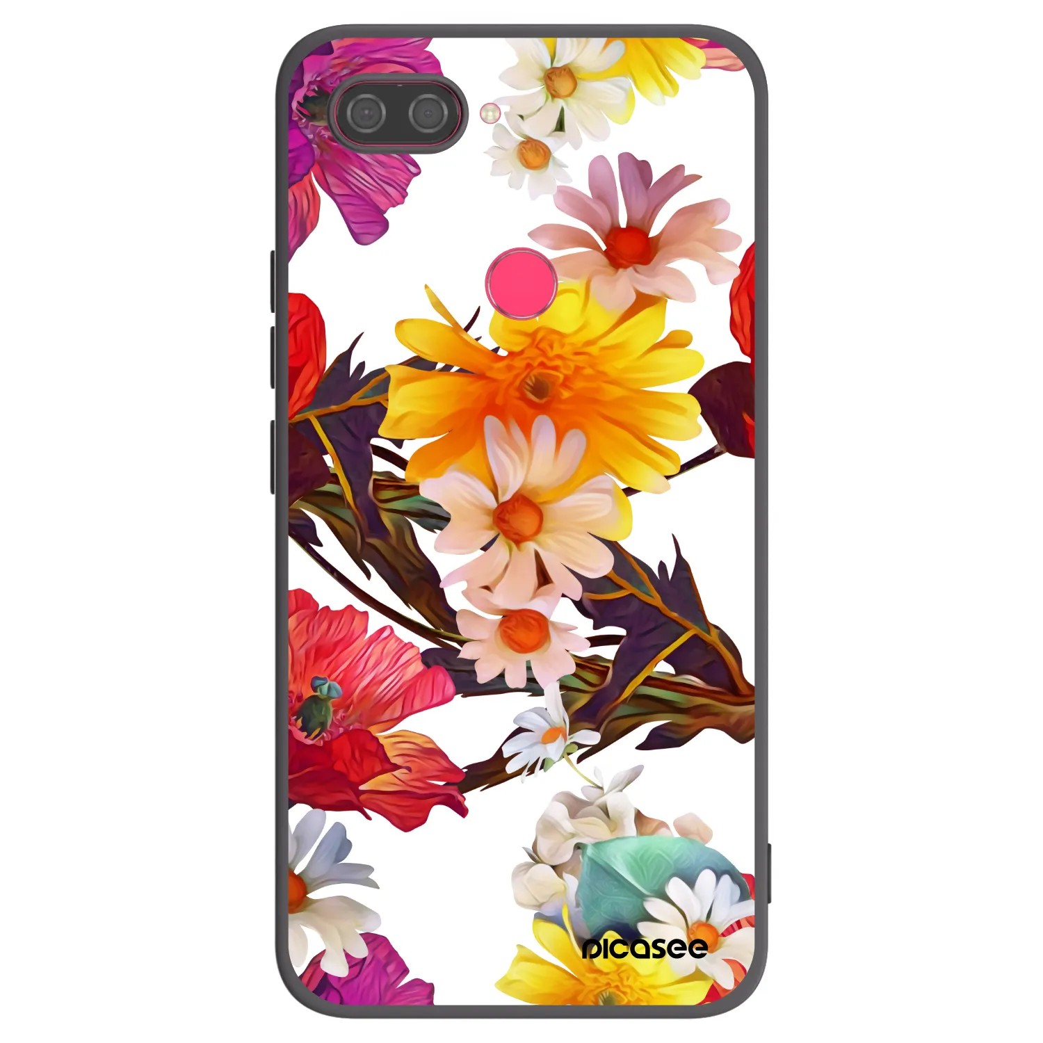 Picasee Xiaomi Mi 8 Lite Hülle - Schwarzes Silikon - Meadow