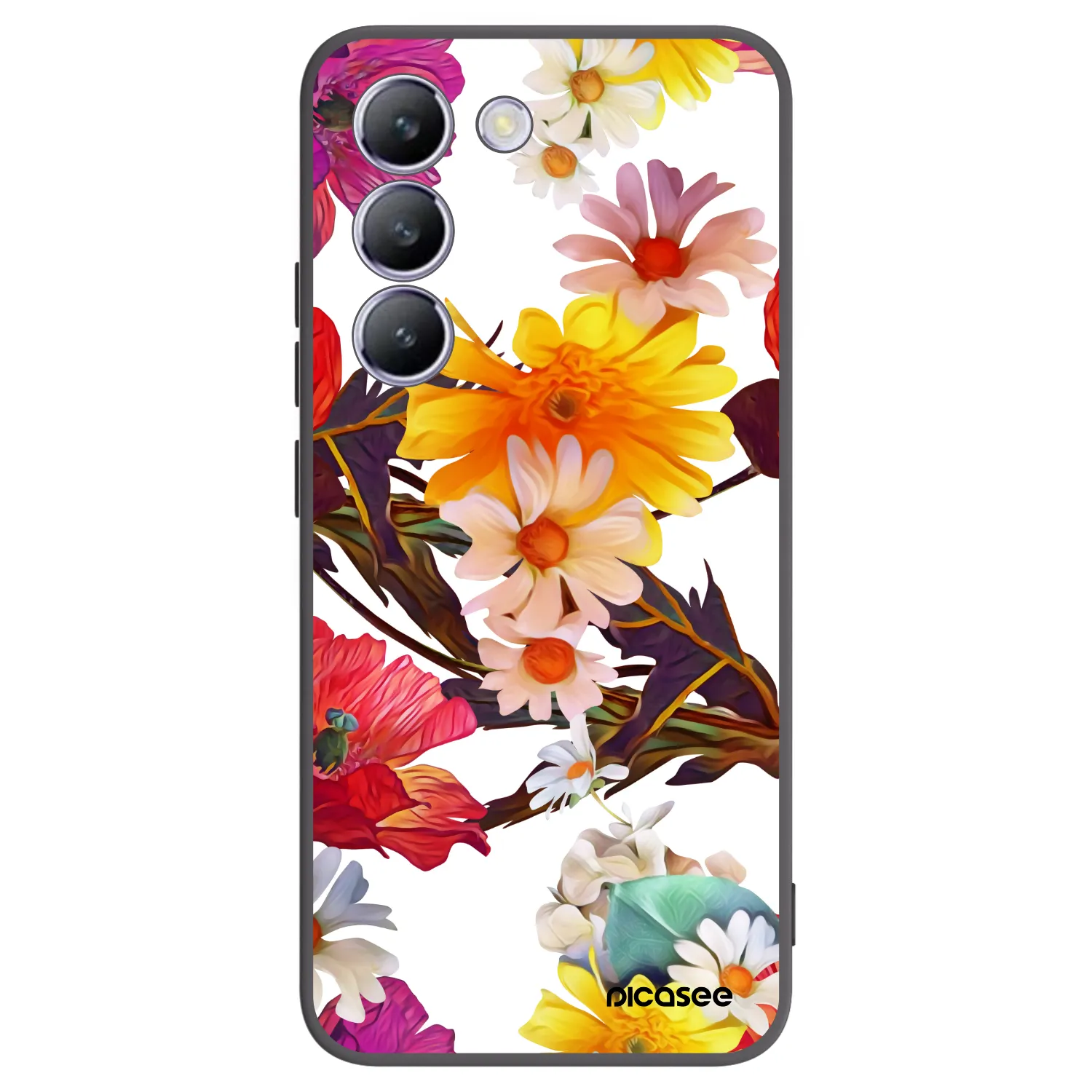 Picasee Vivo V40 SE 5G Hülle - Schwarzes Silikon - Meadow