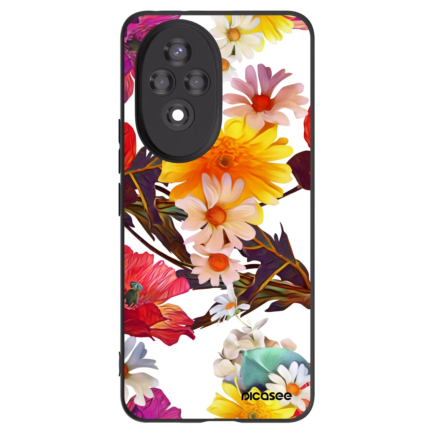 Picasee Honor 200 5G Hülle - Schwarzes Silikon - Meadow