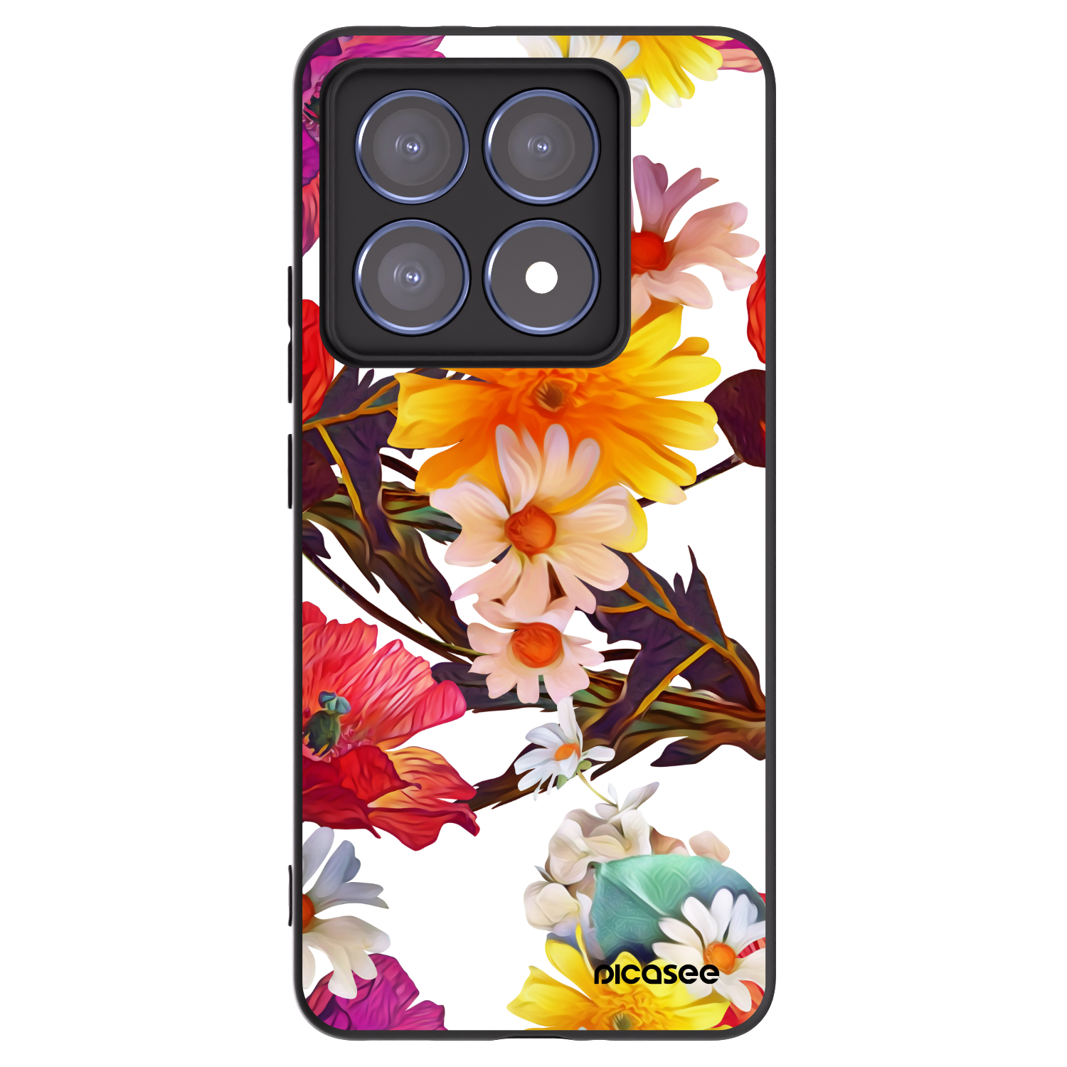 Picasee Xiaomi 14T Pro Hülle - Schwarzes Silikon - Meadow