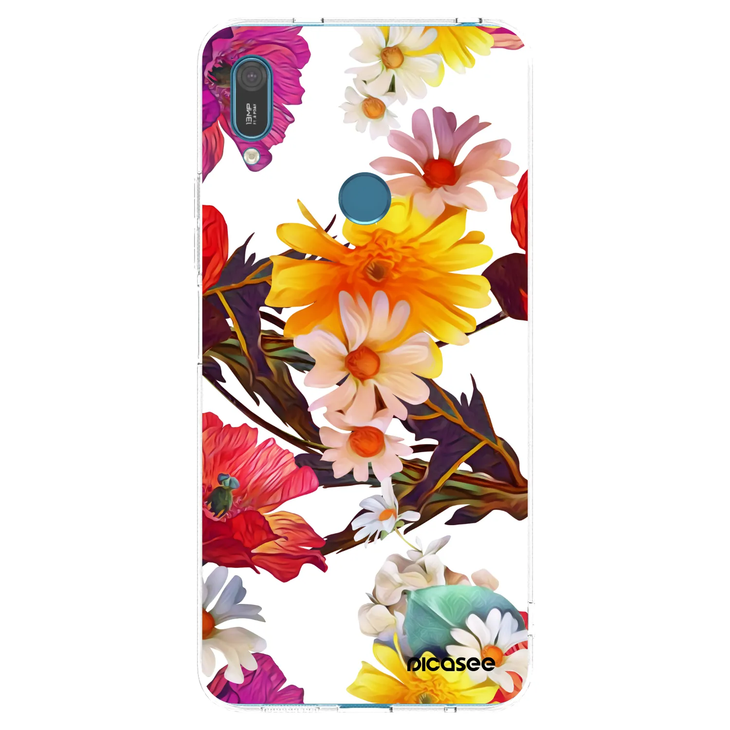 Picasee Huawei Y7 2019 Hülle - Transparentes Silikon - Meadow