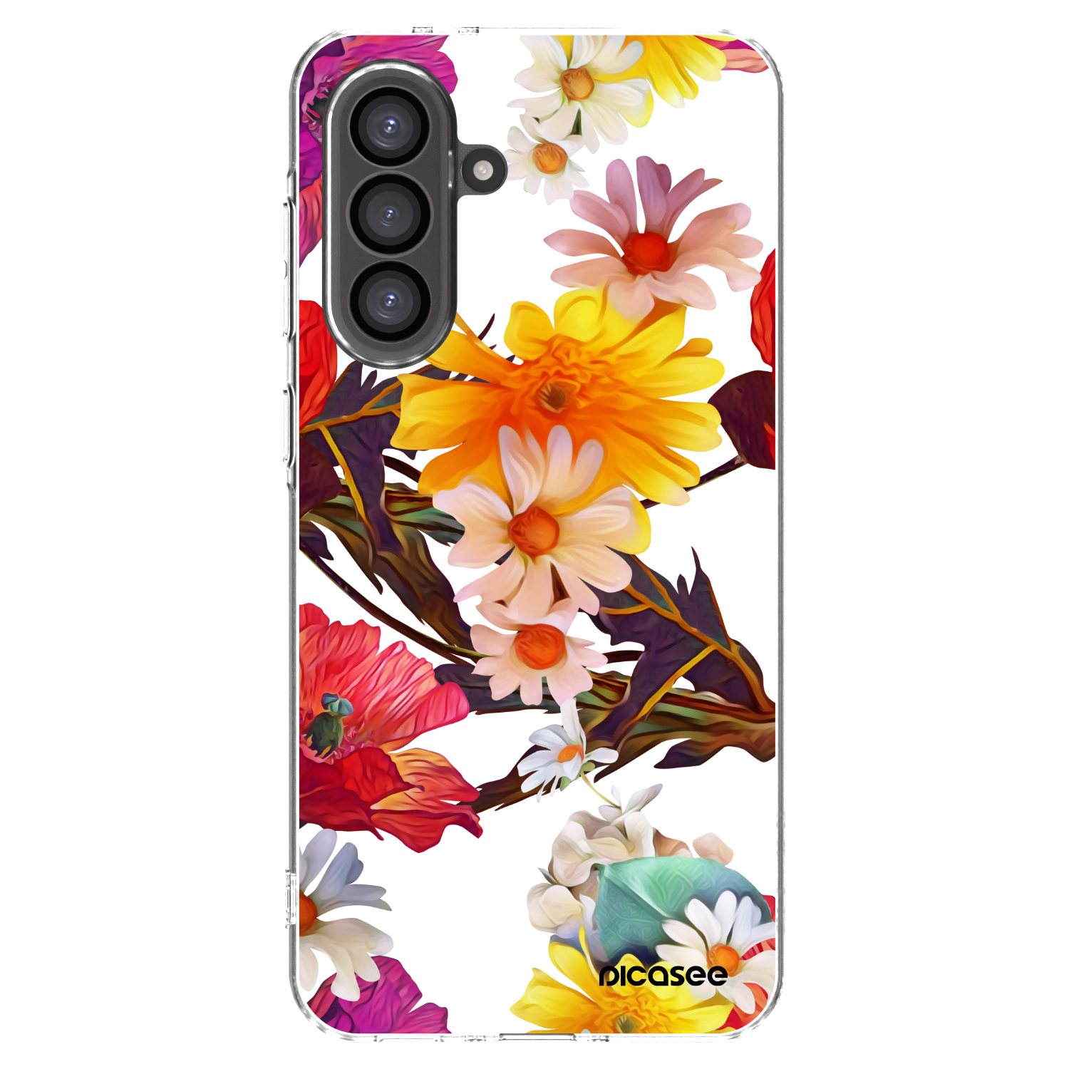 Picasee Samsung Galaxy A36 5G Hülle - Transparentes Silikon - Meadow