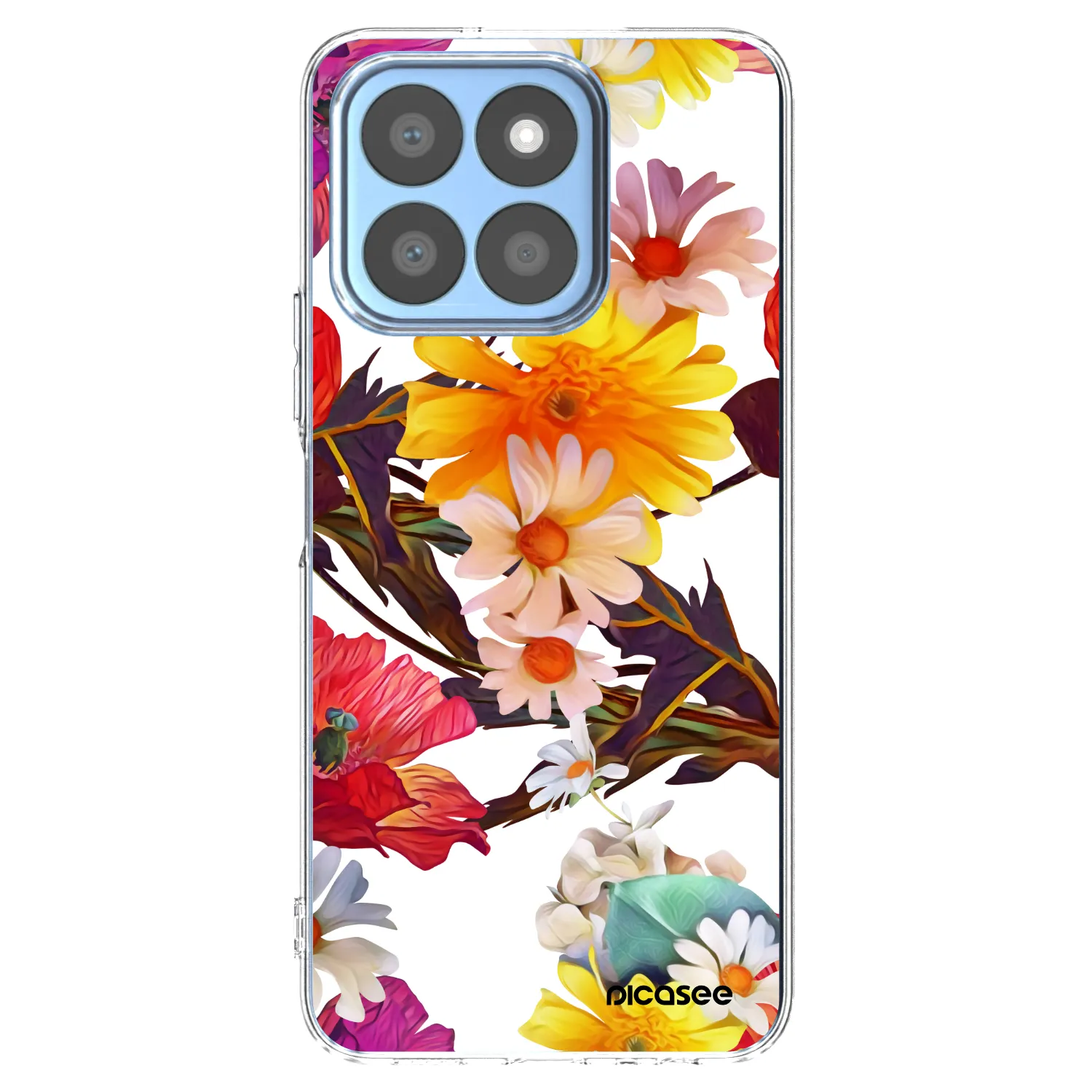 Picasee Honor X8c Hülle - Transparentes Silikon - Meadow