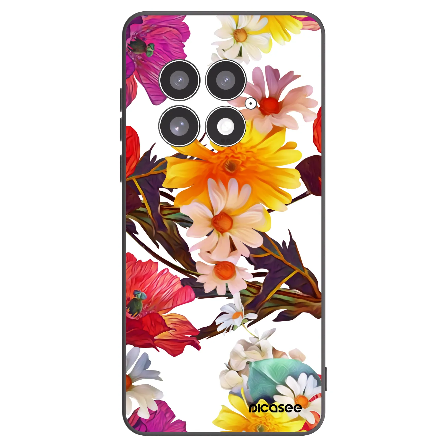 Picasee OnePlus 13 5G Hülle - Schwarzes Silikon - Meadow