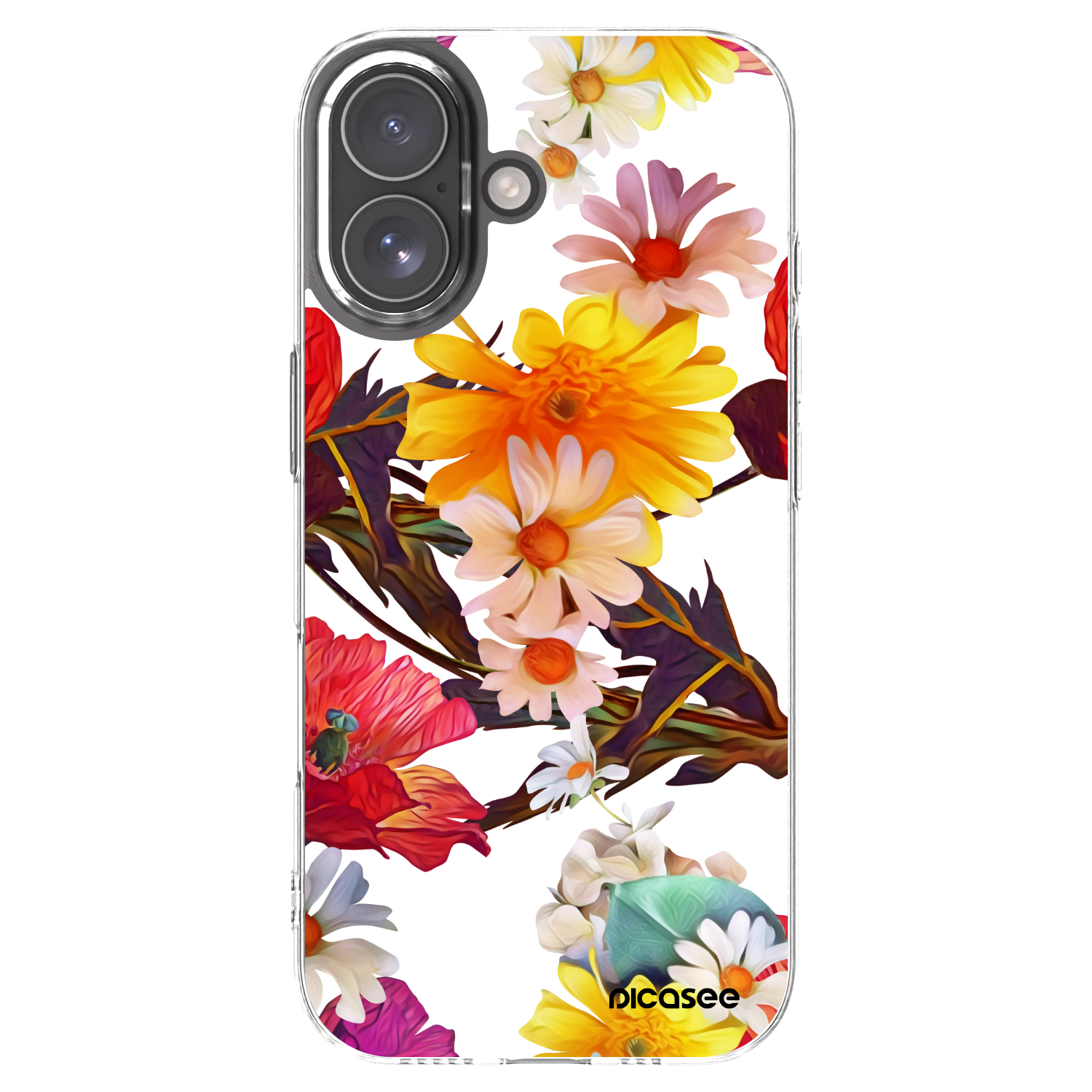 Picasee Apple iPhone 17 Hülle - Transparentes Silikon - Meadow