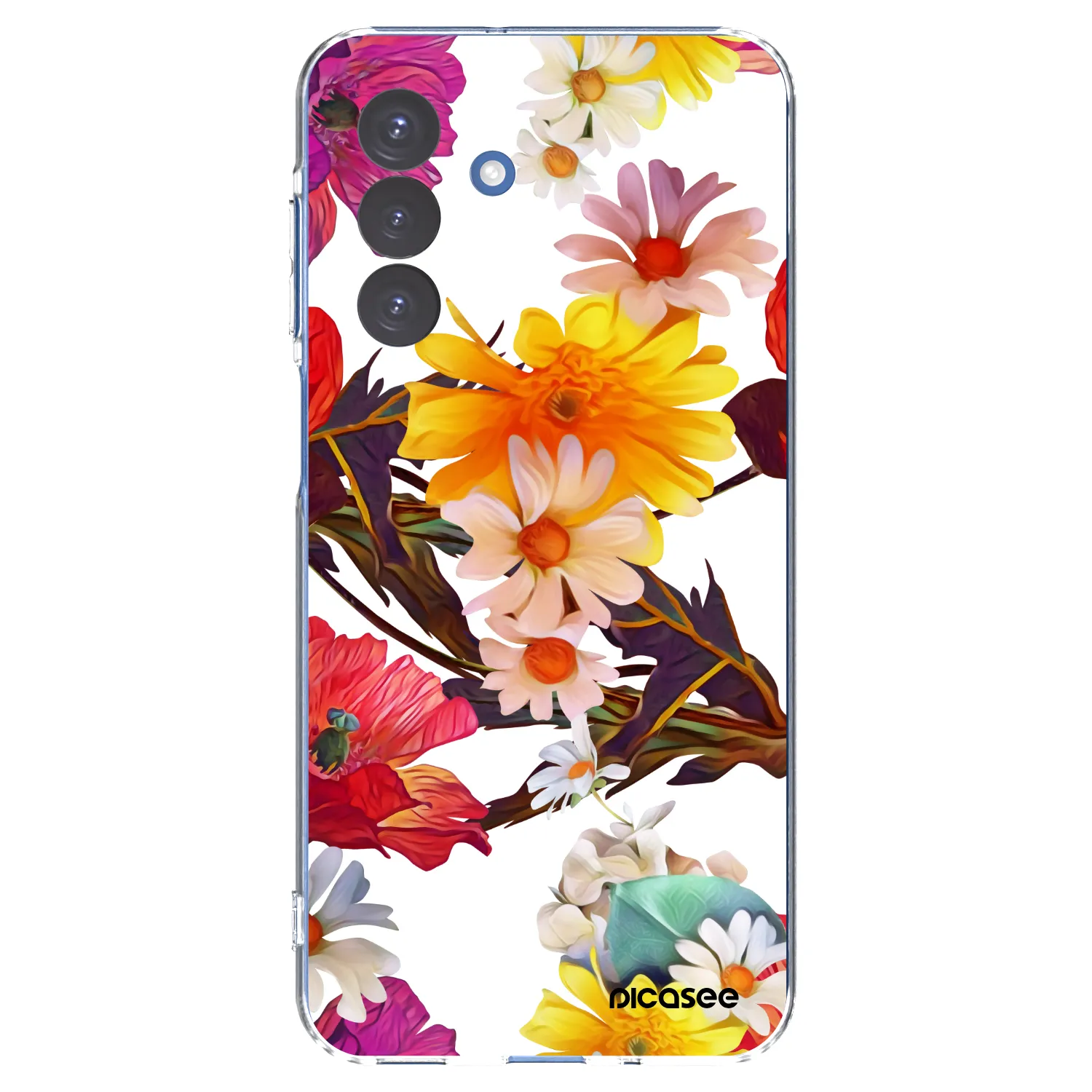 Picasee Samsung Galaxy A17 5G Hülle - Transparentes Silikon - Meadow