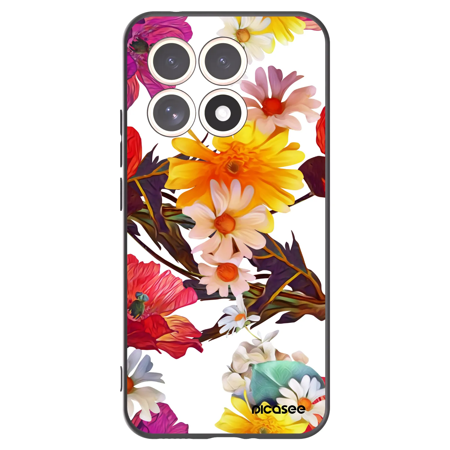 Picasee Xiaomi 15T Hülle - Schwarzes Silikon - Meadow