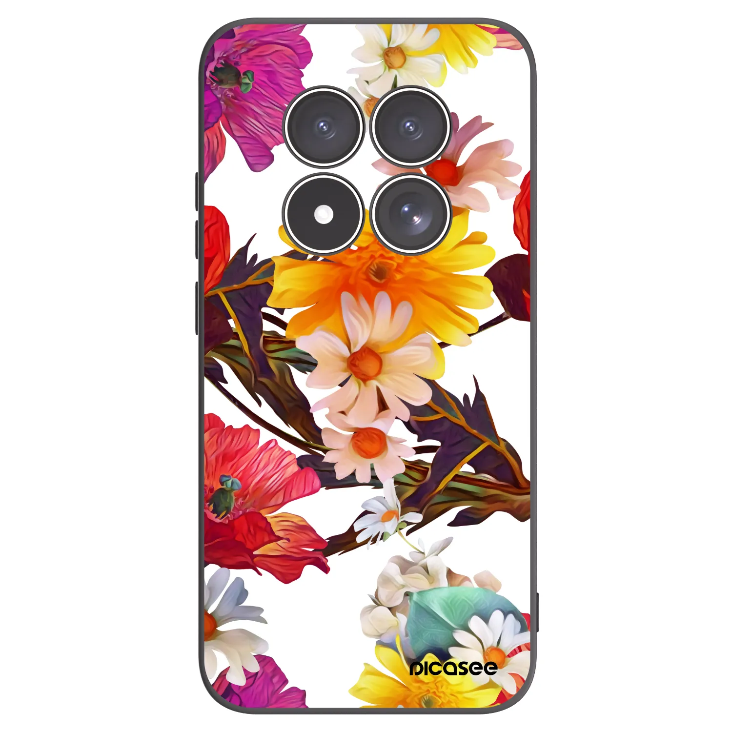 Picasee Xiaomi Redmi Note 15 Pro 5G Hülle - Schwarzes Silikon - Meadow