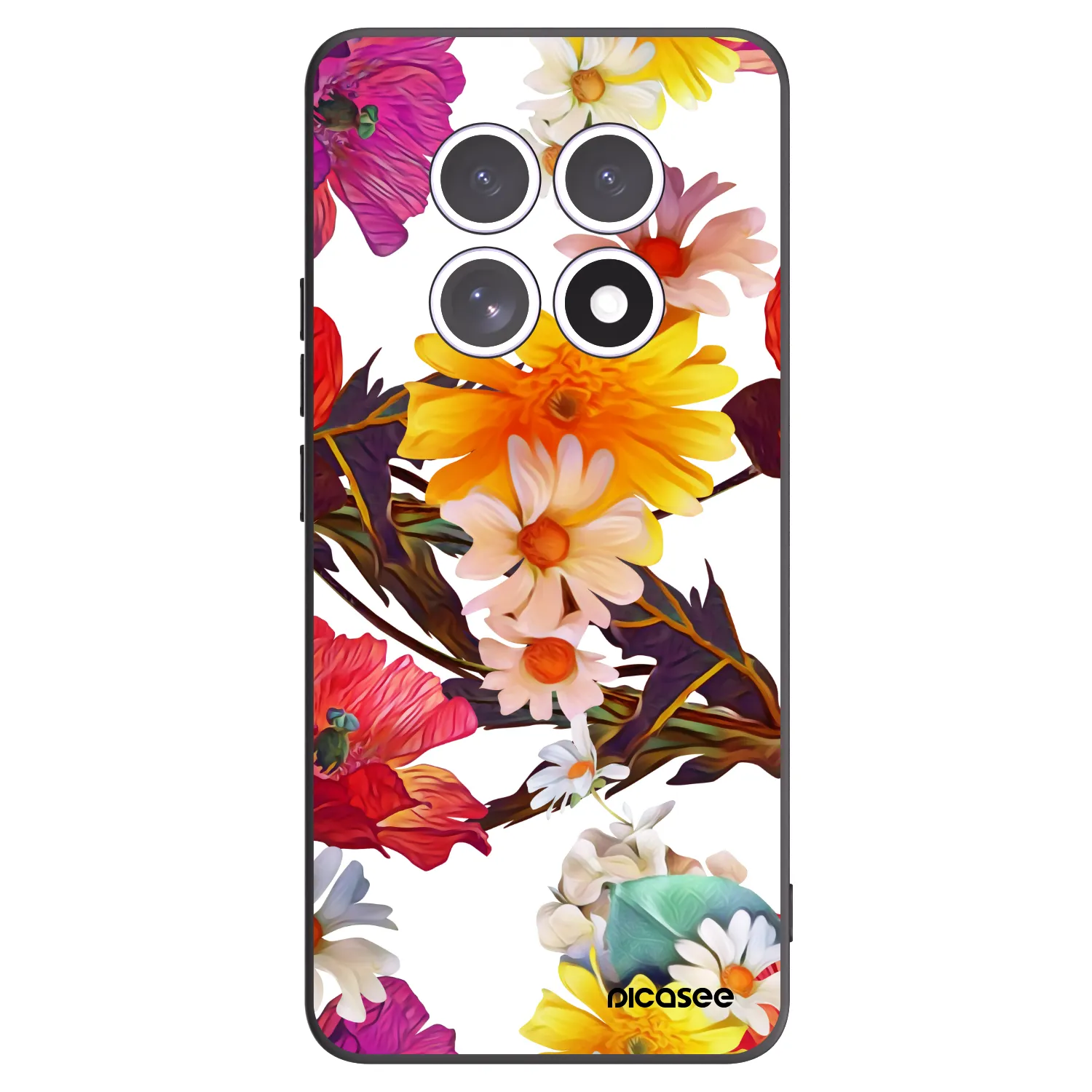 Picasee Xiaomi Redmi Note 15 5G Hülle - Schwarzes Silikon - Meadow