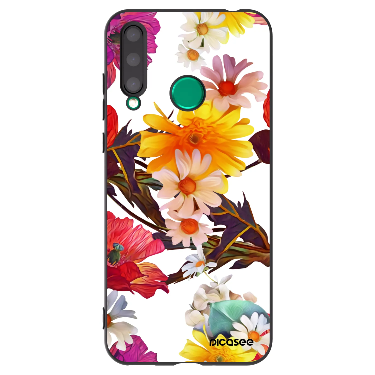 Picasee Honor 20 Lite Hülle - Schwarzes Silikon - Meadow