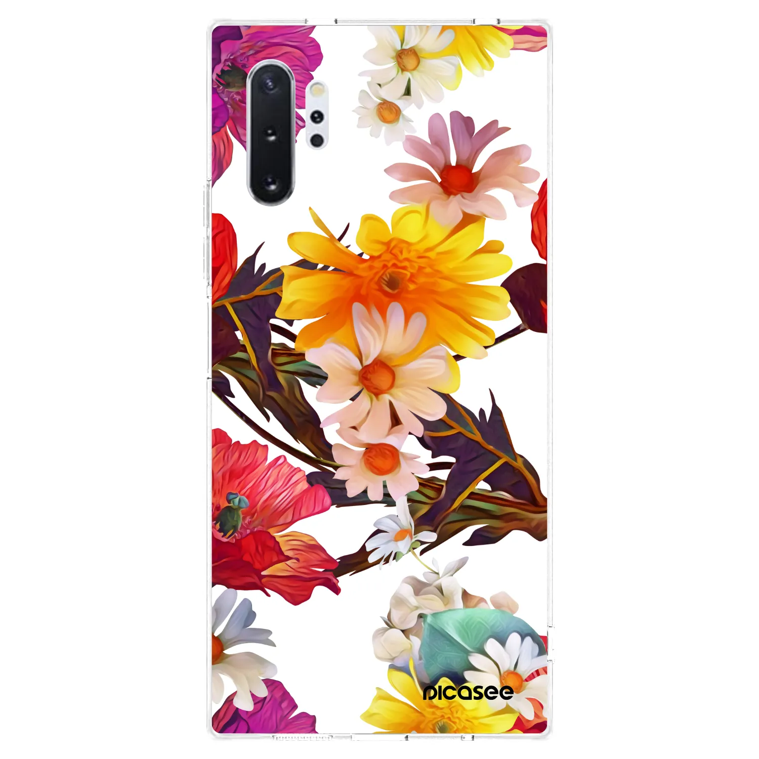 Picasee Samsung Galaxy Note 10+ N975F Hülle - Transparentes Silikon - Meadow