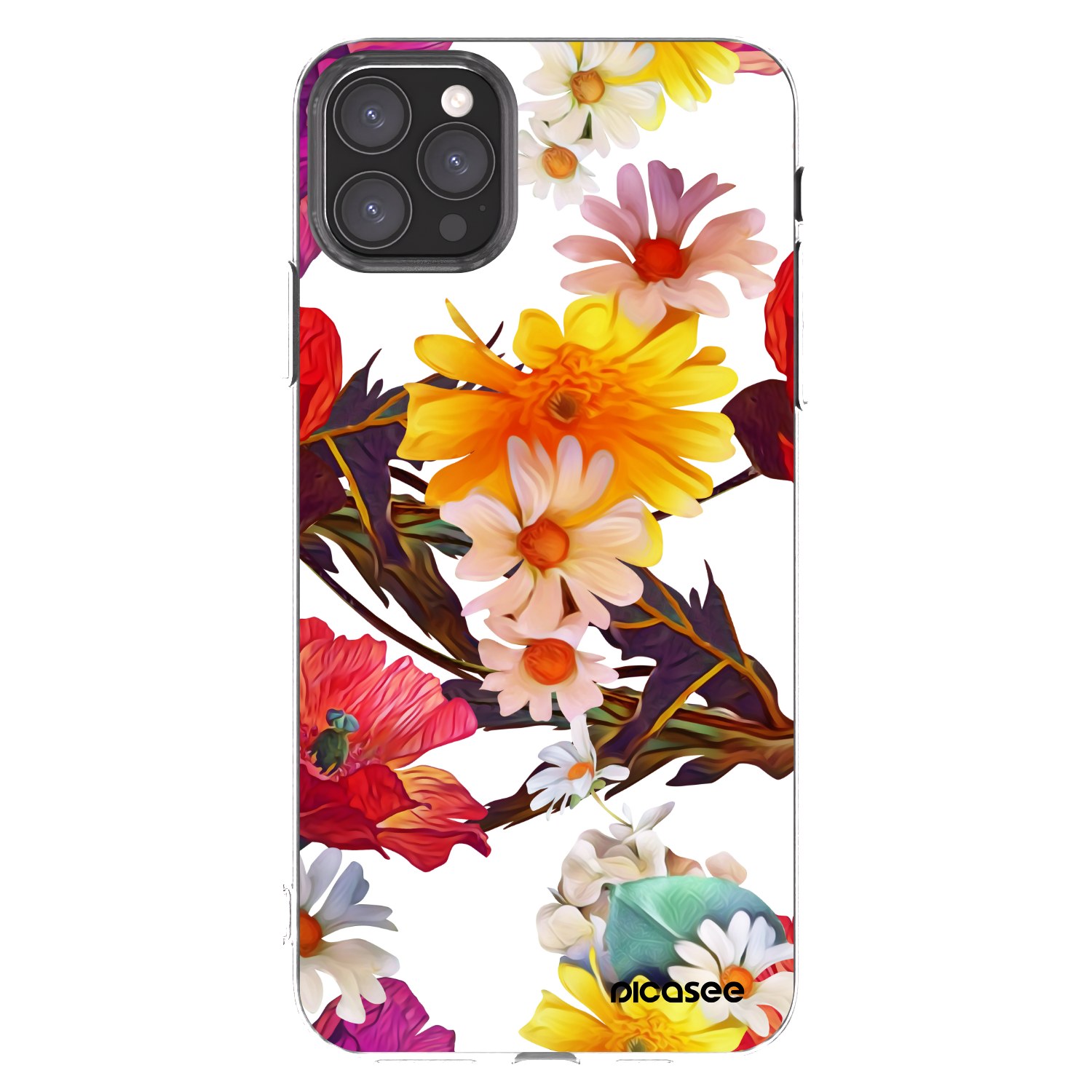 Picasee Apple iPhone 11 Pro Max Hülle - Transparentes Silikon - Meadow