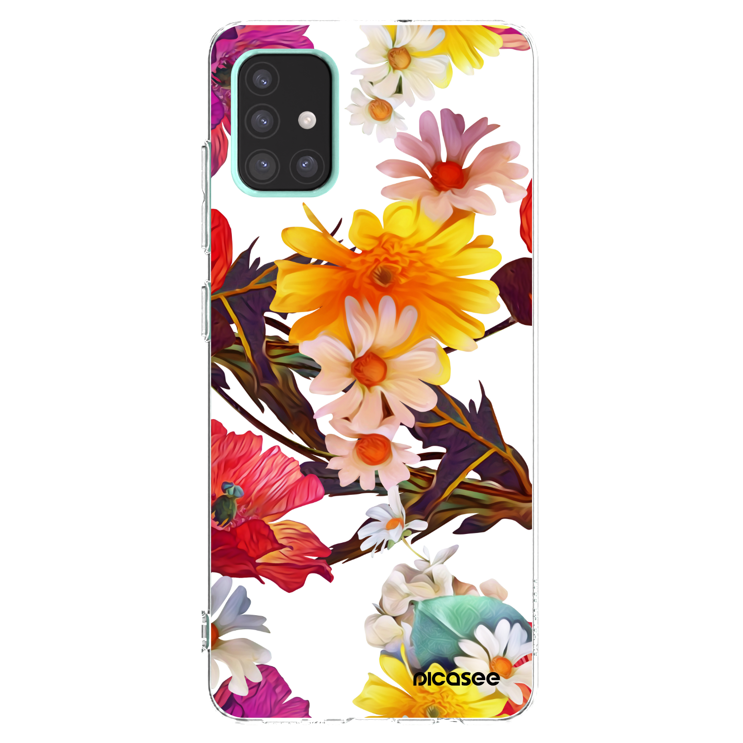 Picasee Samsung Galaxy A51 A515F Hülle - Transparentes Silikon - Meadow