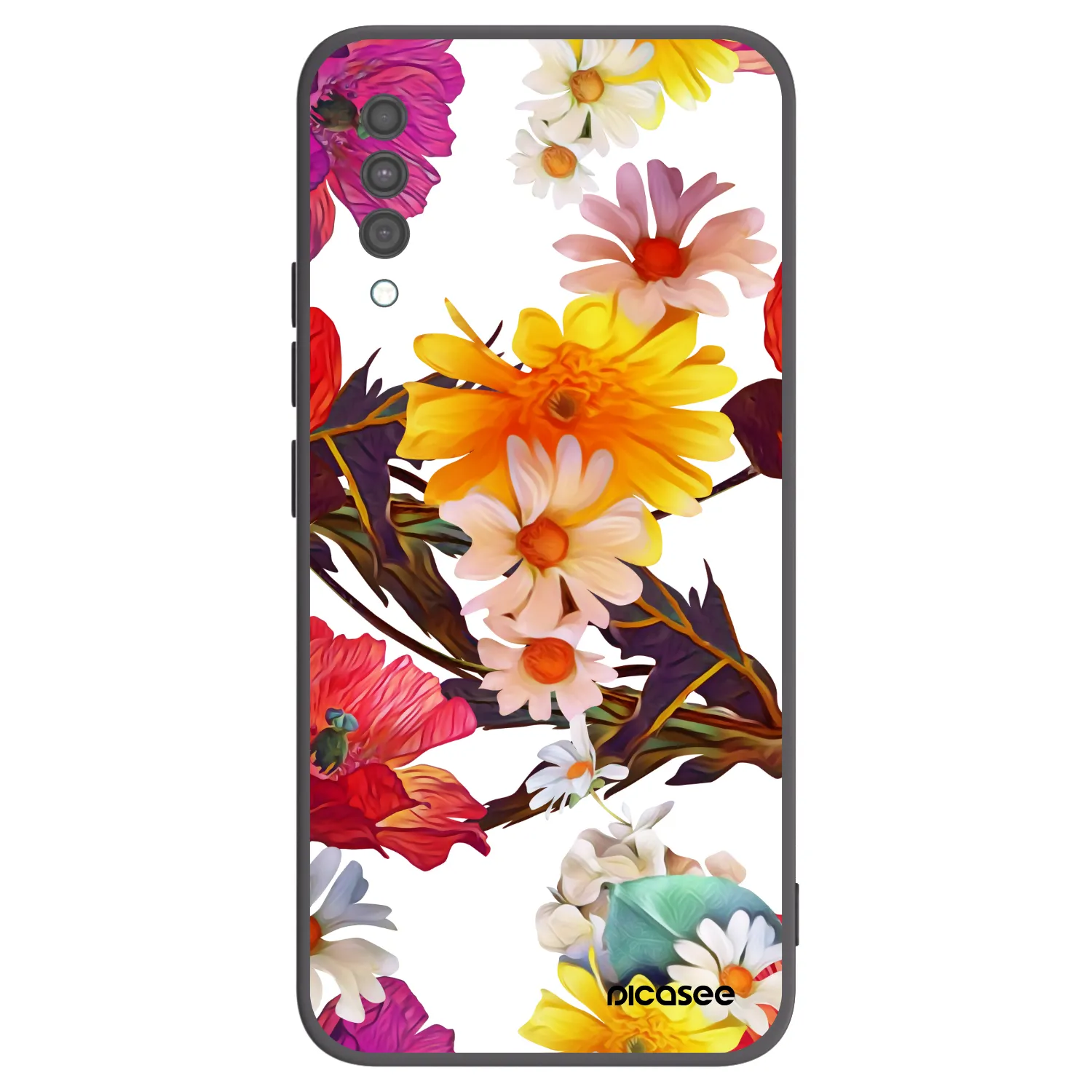 Picasee Samsung Galaxy A30s A307F Hülle - Schwarzes Silikon - Meadow