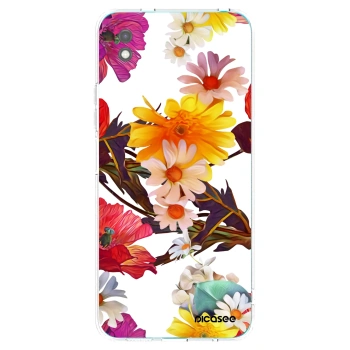 Picasee Xiaomi Redmi 9A Hülle - Schwarzes Silikon - Meadow