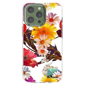 Picasee Apple iPhone 13 Pro Hülle - Transparentes Silikon - Meadow