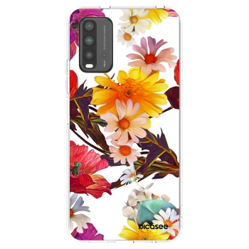 Picasee Xiaomi Redmi 9T Hülle - Schwarzes Silikon - Meadow