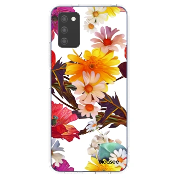 Picasee Samsung Galaxy A02s A025G Hülle - Transparentes Silikon - Meadow