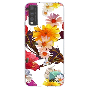 Picasee Vivo Y20s Hülle - Transparentes Silikon - Meadow