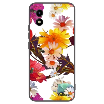 Picasee Vivo Y01 Hülle - Schwarzes Silikon - Meadow