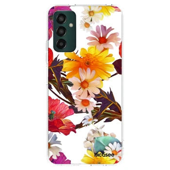 Picasee Samsung Galaxy M13 M135F Hülle - Transparentes Silikon - Meadow