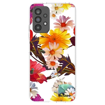 Picasee Samsung Galaxy A73 5G Hülle - Transparentes Silikon - Meadow