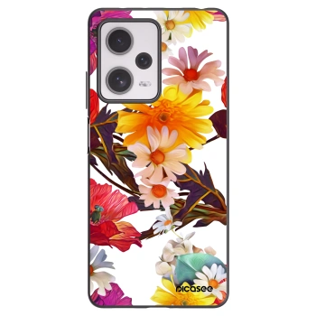 Picasee Xiaomi Redmi Note 12 Pro+ 5G Hülle - Schwarzes Silikon - Meadow