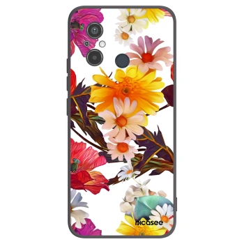Picasee Xiaomi Redmi 12C Hülle - Schwarzes Silikon - Meadow