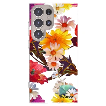 Picasee Samsung Galaxy S24 Ultra S928B 5G Hülle - Transparentes Silikon - Meadow