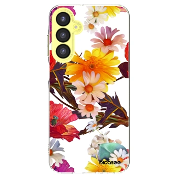 Picasee Samsung Galaxy A25 A256B 5G Hülle - Transparentes Silikon - Meadow