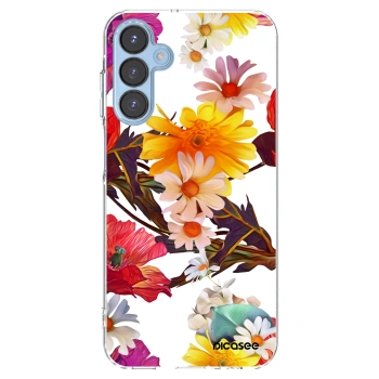 Picasee Samsung Galaxy A15 A156B 5G Hülle - Transparentes Silikon - Meadow