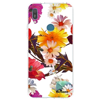 Picasee Huawei Y6 2019 Hülle - Transparentes Silikon - Meadow