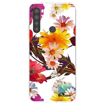 Picasee Xiaomi Redmi Note 8 Hülle - Transparentes Silikon - Meadow
