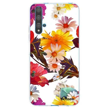 Picasee Huawei Nova 5T Hülle - Transparentes Silikon - Meadow