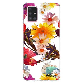 Picasee Samsung Galaxy A71 A715F Hülle - Transparentes Silikon - Meadow