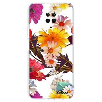 Picasee Xiaomi Redmi Note 9 Pro Hülle - Transparentes Silikon - Meadow