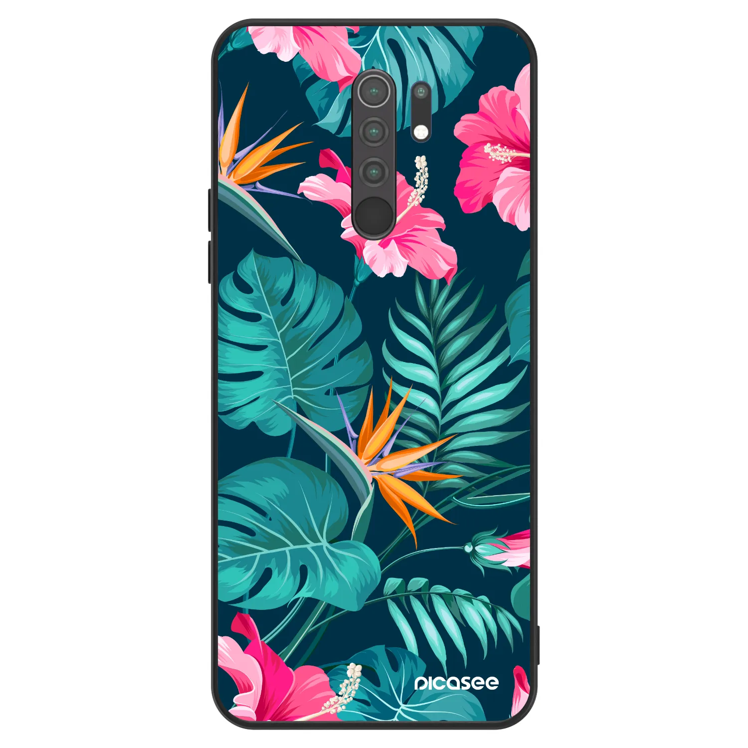 Picasee ULTIMATE CASE für Xiaomi Redmi 9 - Pink Monstera