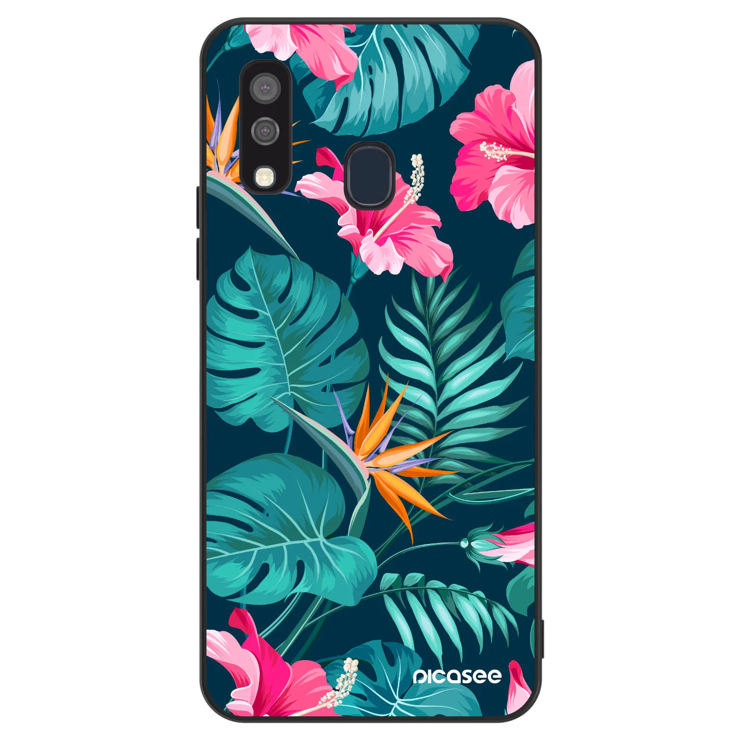 Picasee ULTIMATE CASE für Samsung Galaxy A40 A405F - Pink Monstera