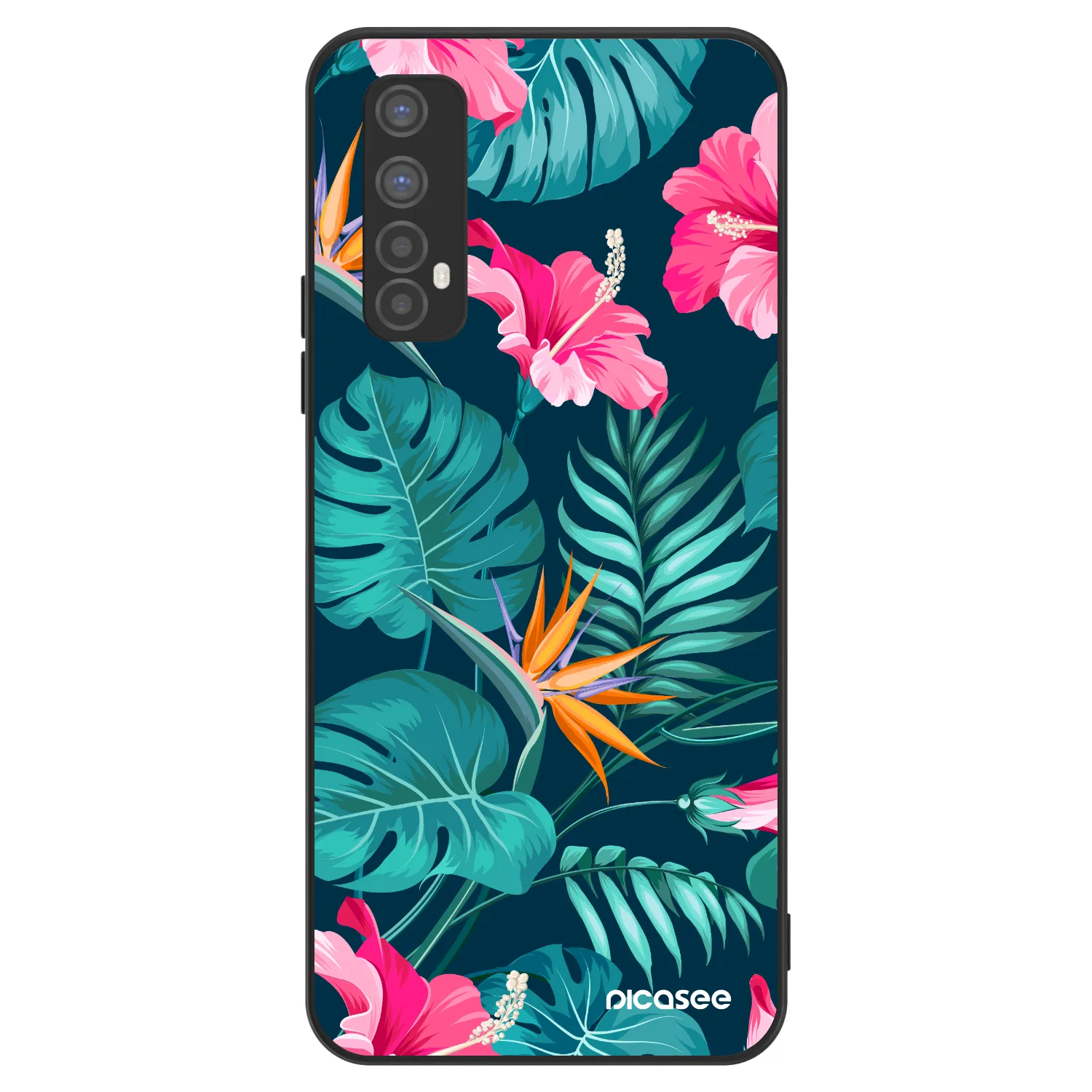 Picasee ULTIMATE CASE für Realme 7 - Pink Monstera