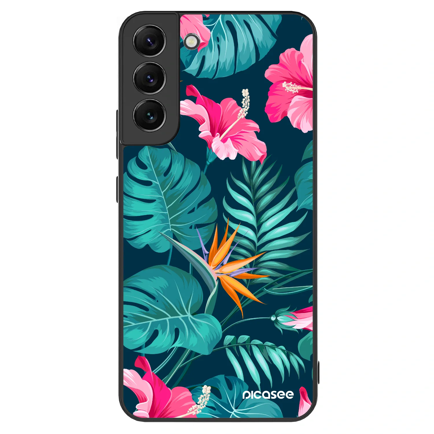Picasee ULTIMATE CASE für Samsung Galaxy S22+ 5G - Pink Monstera
