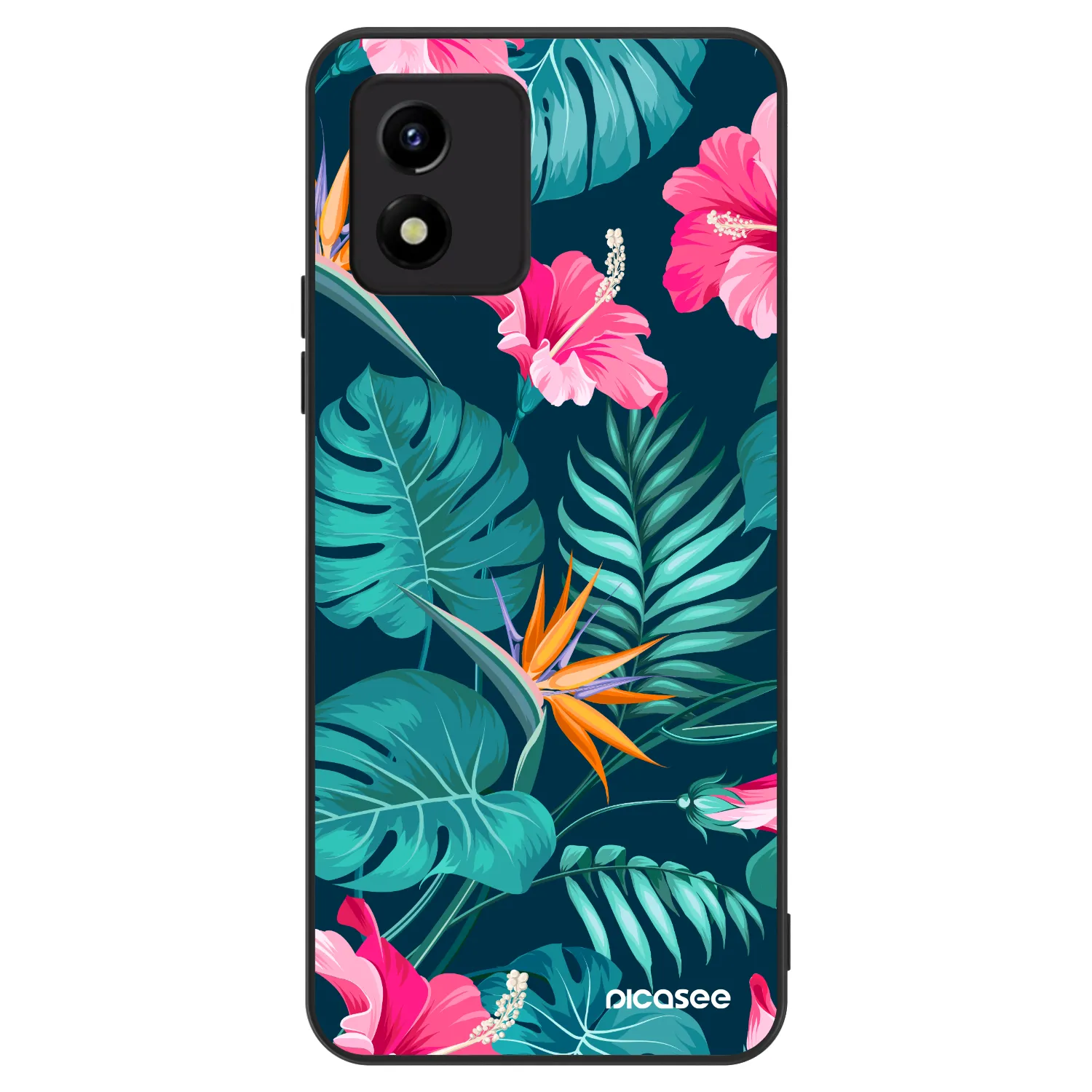 Picasee ULTIMATE CASE für Vivo Y01 - Pink Monstera