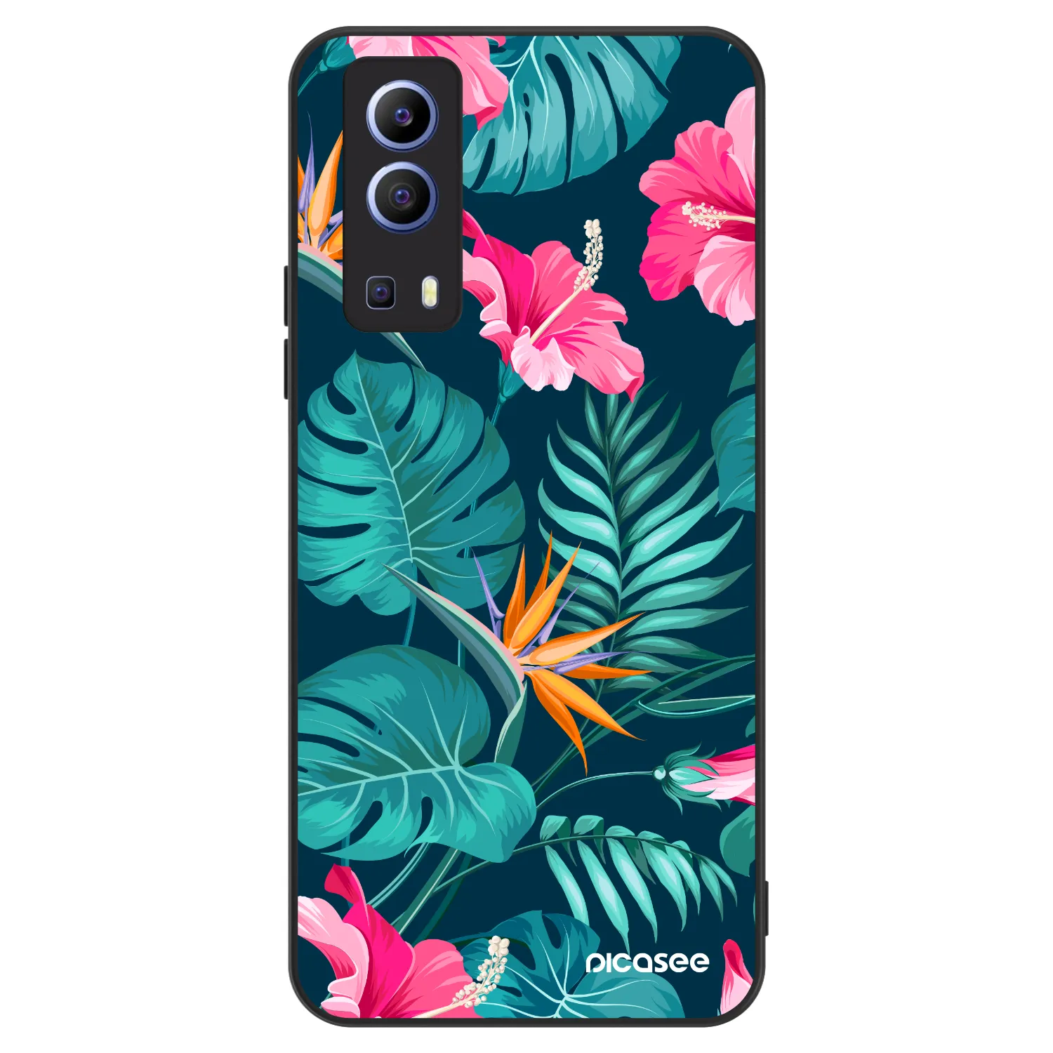 Picasee ULTIMATE CASE für Vivo Y52 5G - Pink Monstera