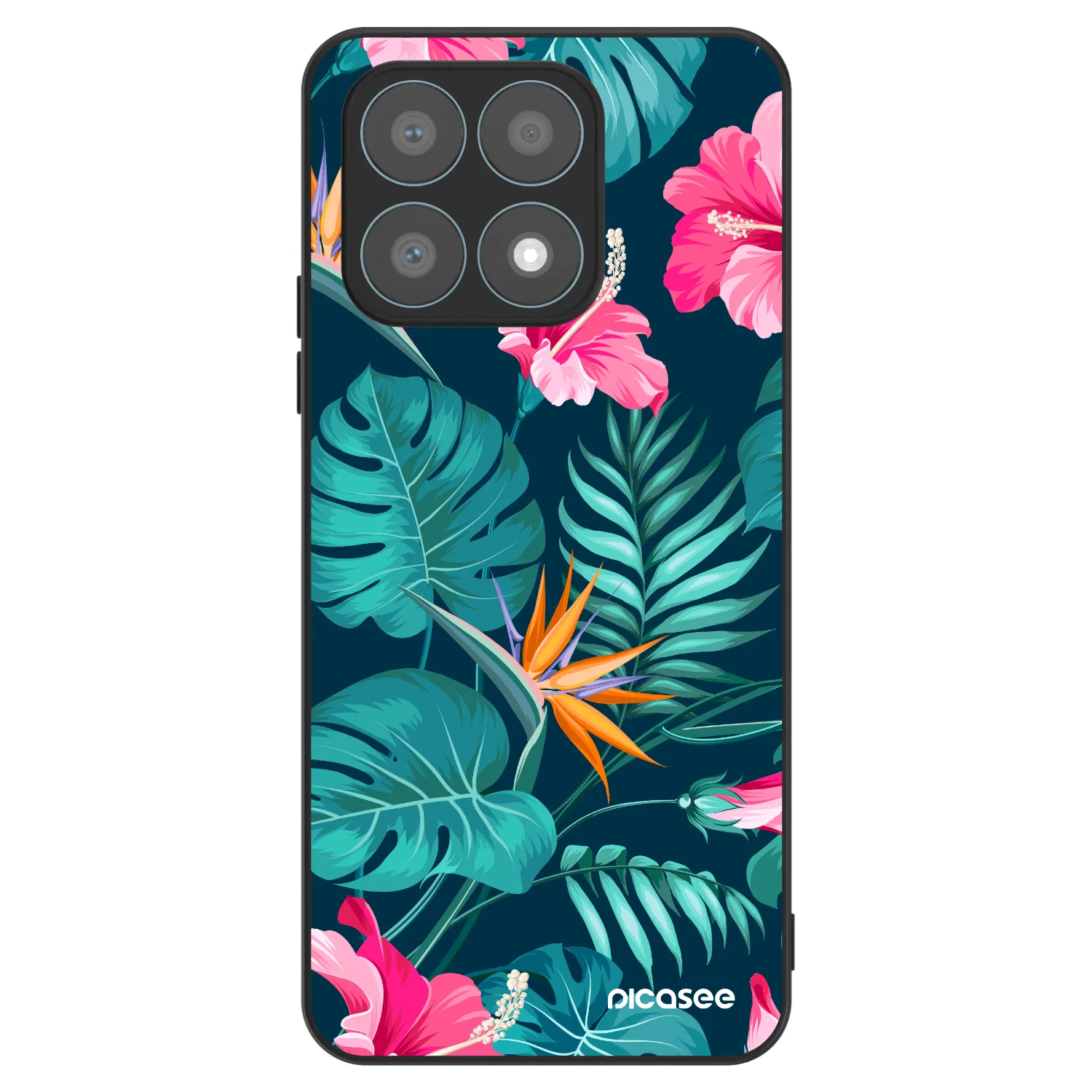 Picasee ULTIMATE CASE für Honor X8a - Pink Monstera