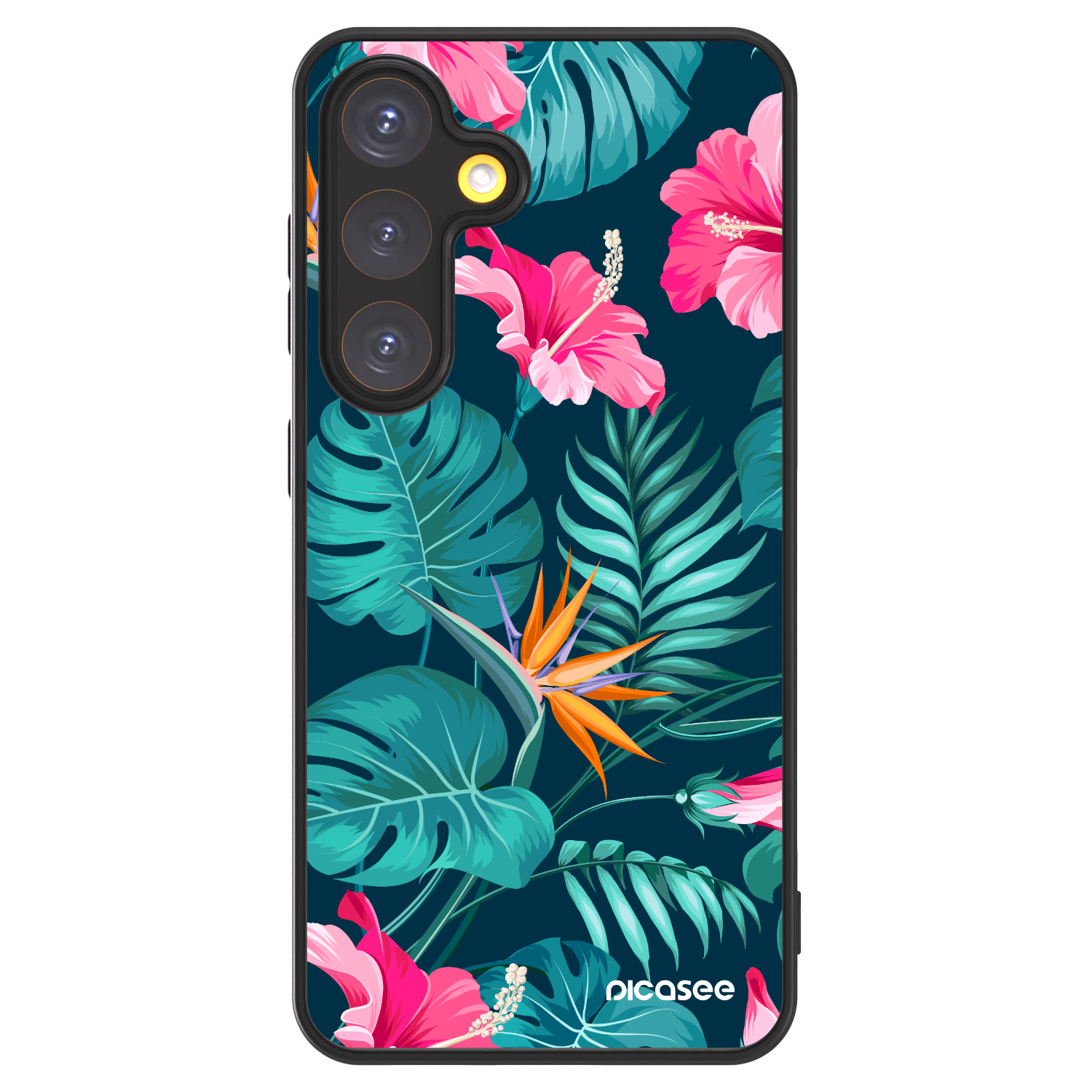 Picasee ULTIMATE CASE für Samsung Galaxy S24 S921B 5G - Pink Monstera