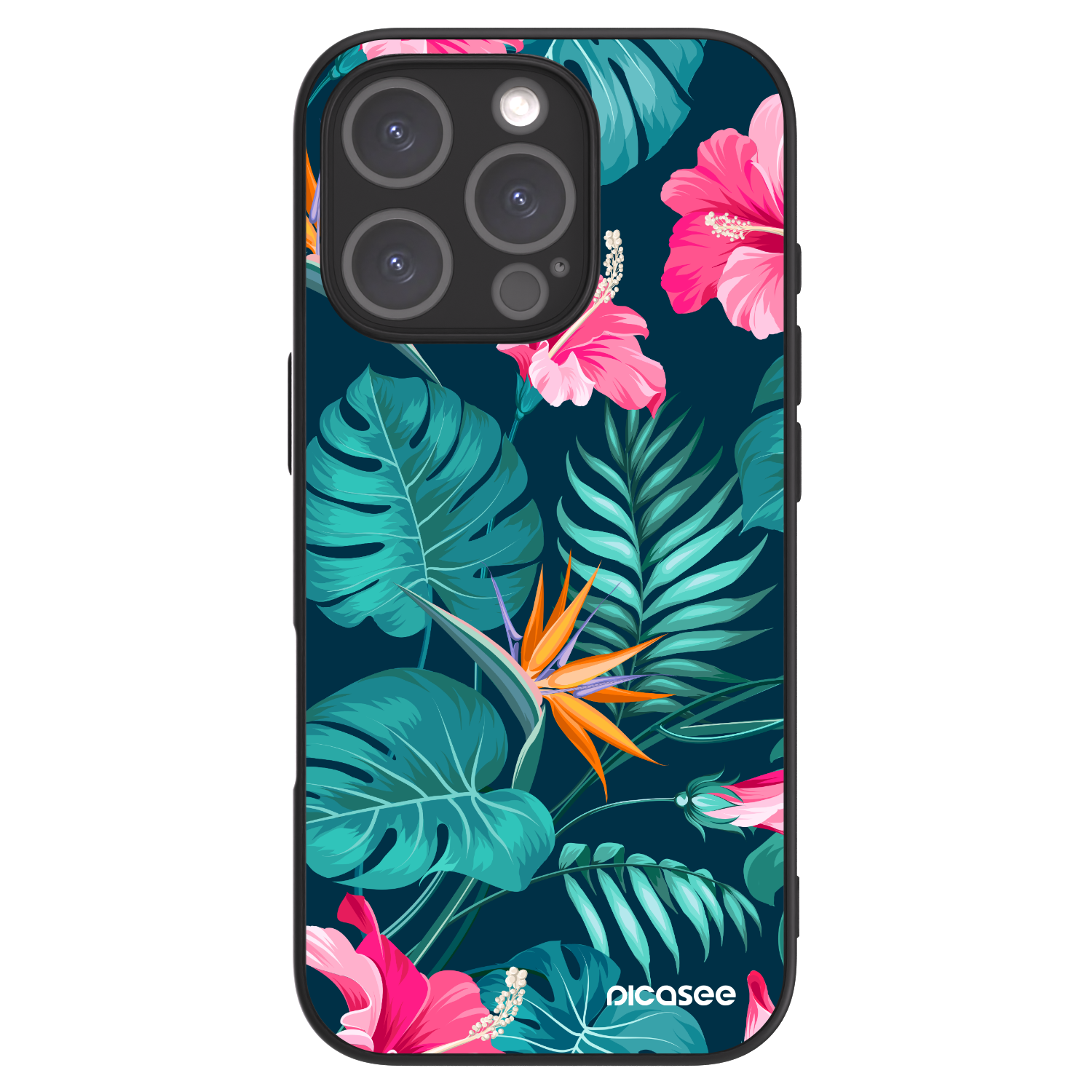 Picasee ULTIMATE CASE für Apple iPhone 16 Pro - Pink Monstera