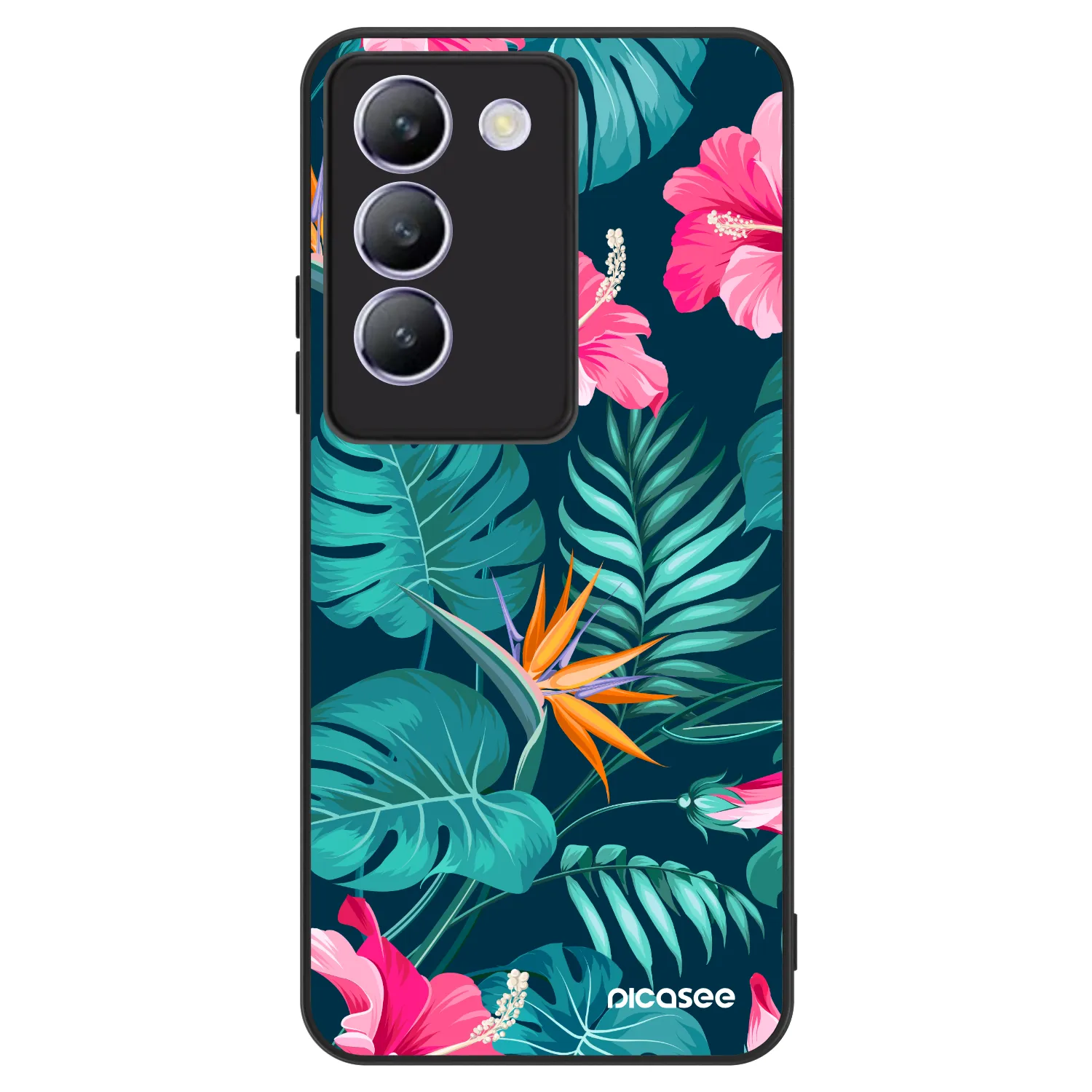 Picasee ULTIMATE CASE für Vivo V40 SE 5G - Pink Monstera
