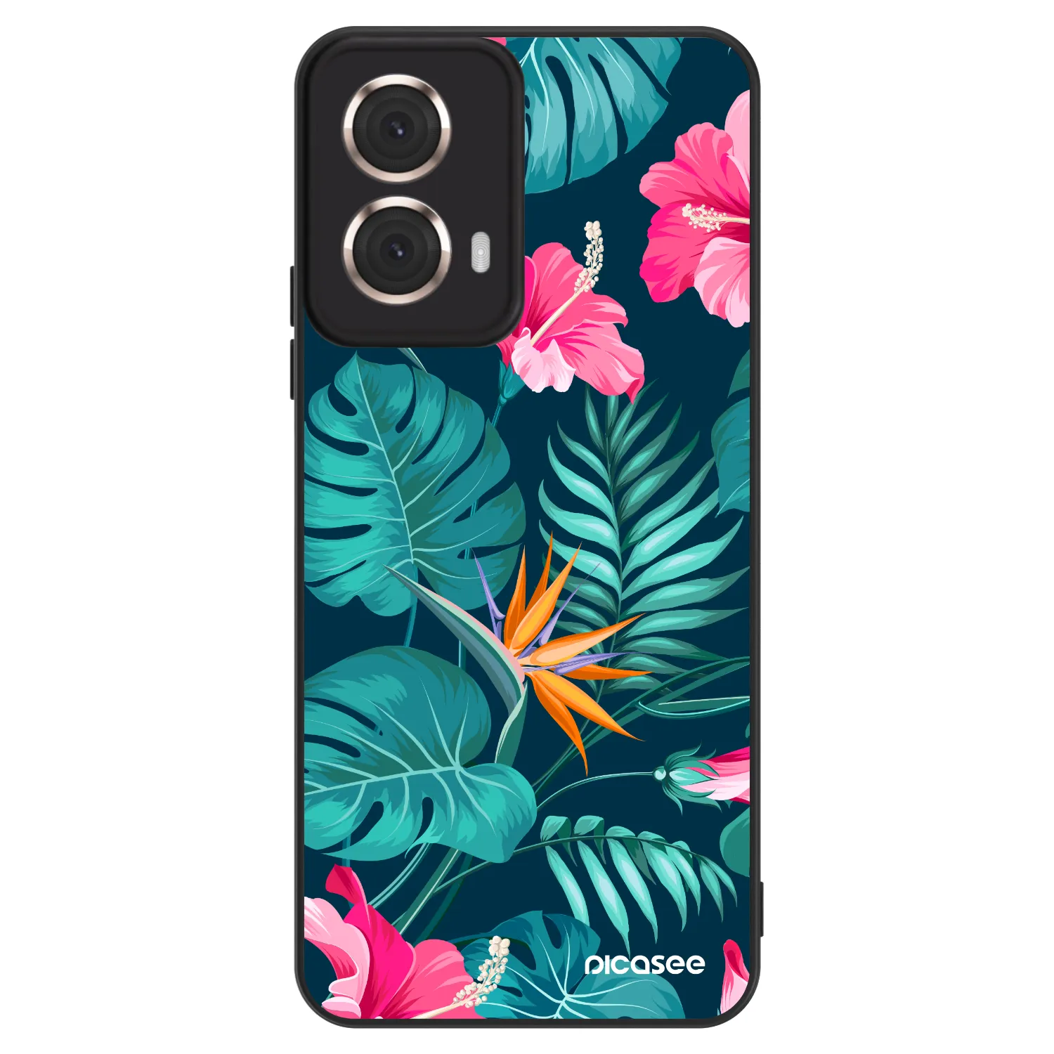 Picasee ULTIMATE CASE für Motorola Moto G85 - Pink Monstera