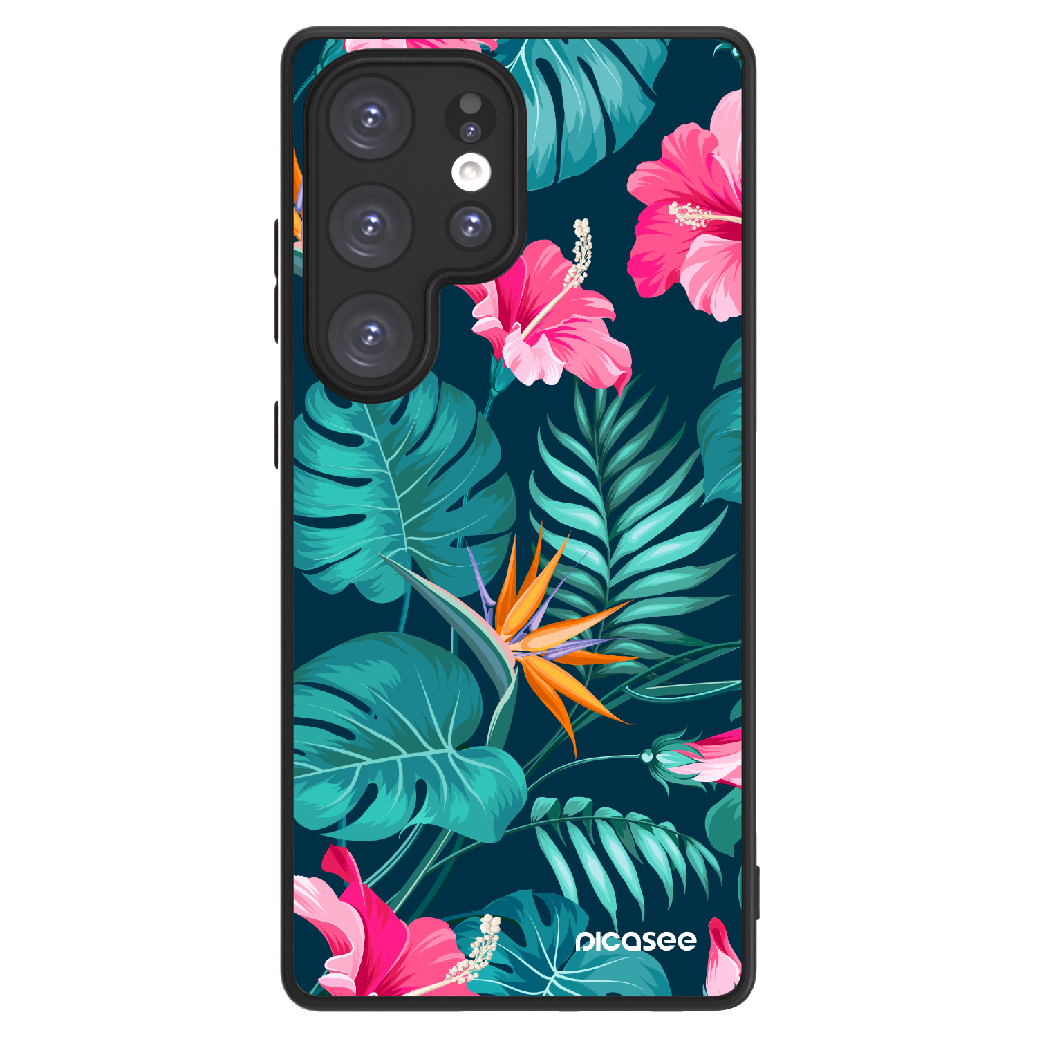 Picasee ULTIMATE CASE PowerShare für Samsung Galaxy S25 Ultra 5G - Pink Monstera