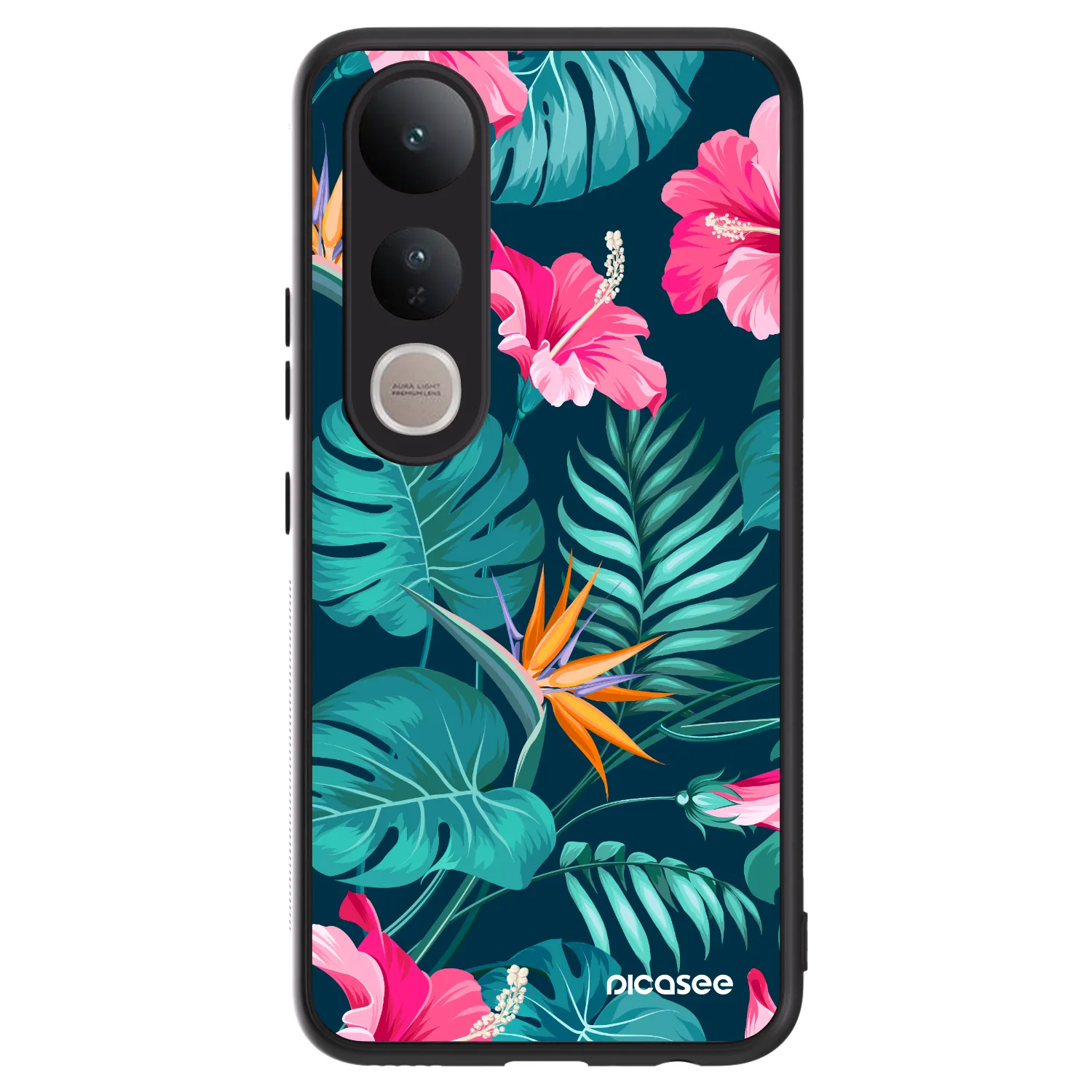 Picasee ULTIMATE CASE für Vivo V50 Lite 5G - Pink Monstera